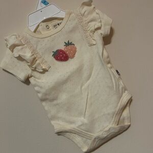 Charming Cream Bodysuit with Ruffled Sleeves